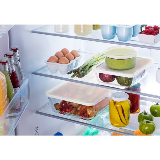 Caserola dreptunghiulara, din sticla termorezistenta, cu capac, 1,5L - PYREX