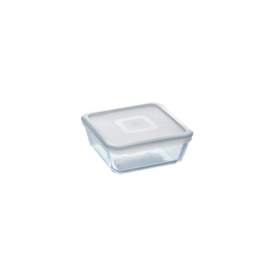 Caserola patrata, din sticla termorezistenta, cu capac, 850ml - PYREX
