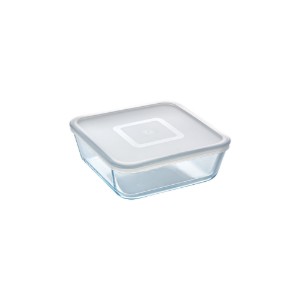 Caserola patrata, din sticla termorezistenta, cu capac, 2L - PYREX