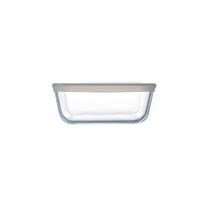 Caserola patrata, din sticla termorezistenta, cu capac, 2L - PYREX