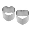 Set 2 forme decorare, inima, inox - Westmark