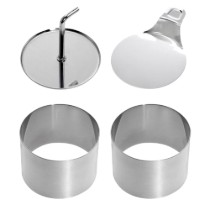 Set forme rotunde, inox, 4 piese, 7,5 cm - Westmark