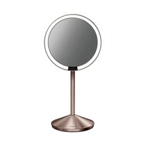 Oglinda cosmetica cu senzor 11,5 cm, Rose Gold - simplehuman