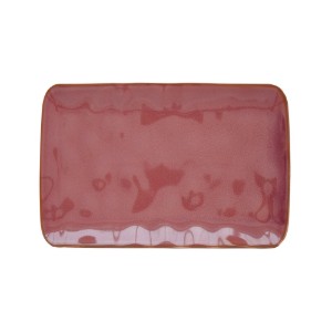 Platou portelan, 27 x 19 cm, "Interiors Burgundy" - Easy Life