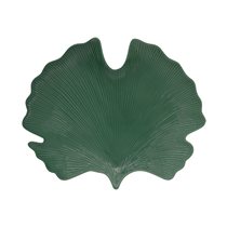 Platou portelan, 35x29 cm "Tropical Leaves Green" - Nuova R2S