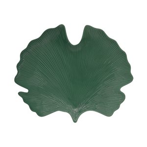 Platou portelan, 35x29 cm "Tropical Leaves Green" - Nuova R2S