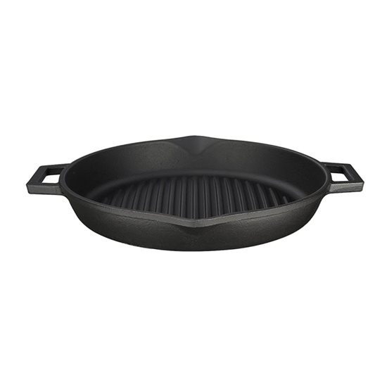 Tigaie grill concava, fonta, 30 cm - LAVA