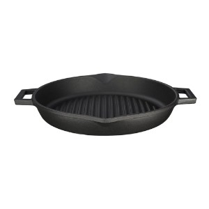 Tigaie grill concava, fonta, 30 cm - LAVA