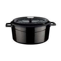 Cratita fonta, 28cm/6,7L "Trendy", Negru - LAVA