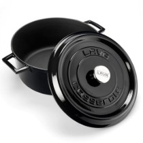 Cratita fonta, 28cm/6,7L "Trendy", Negru - LAVA
