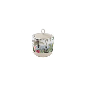 Recipient depozitare, ceramica, 8 x 10 cm "Tropical Paradise" - Nuova R2S