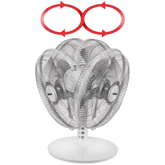 Ventilator de masa, 25W, "Silverline", Alb - Unold