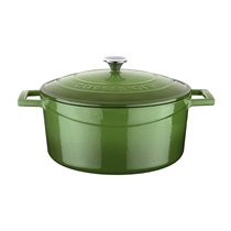 Cratita fonta, 28cm/6,7L "Folk", Verde - LAVA