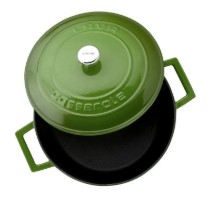 Cratita fonta, 28cm/6,7L "Folk", Verde - LAVA