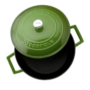 Cratita fonta, 28cm/6,7L "Folk", Verde - LAVA