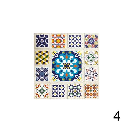 Suport ceramic pentru farfurii, 20x20 cm "Maiolica" - Nuova R2S