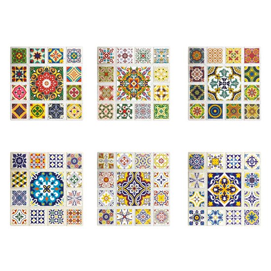 Suport ceramic pentru farfurii, 20x20 cm "Maiolica" - Nuova R2S