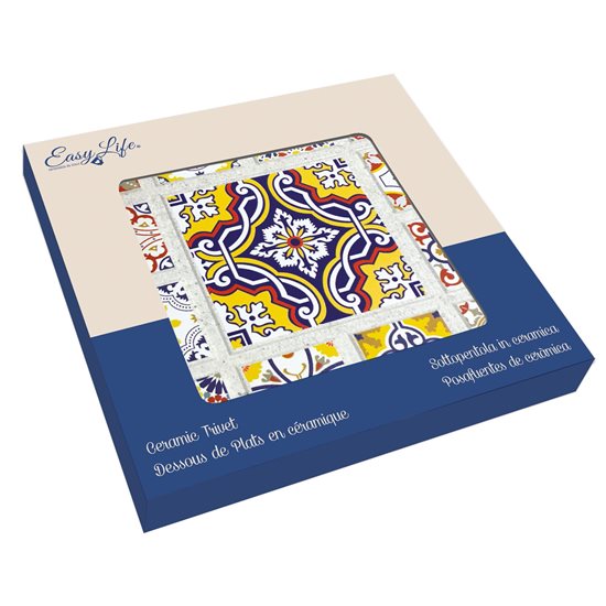 Suport ceramic pentru farfurii, 20x20 cm "Maiolica" - Nuova R2S