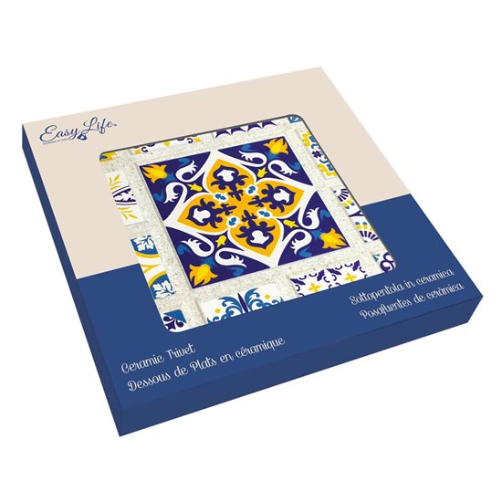 Suport ceramic pentru farfurii, 20x20 cm "Maiolica" - Nuova R2S