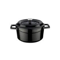 Cratita fonta, 20cm/2,82L, "Trendy", Negru - LAVA