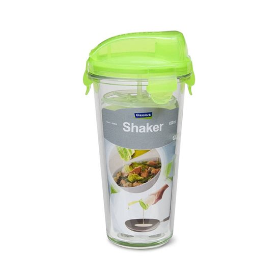 Shaker sticla, 450ml, Verde - Glasslock
