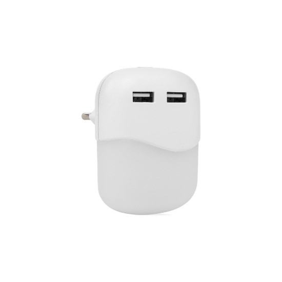 Dispozitiv de iluminat cu led si 2 porturi USB, 0,3W - Smartwares