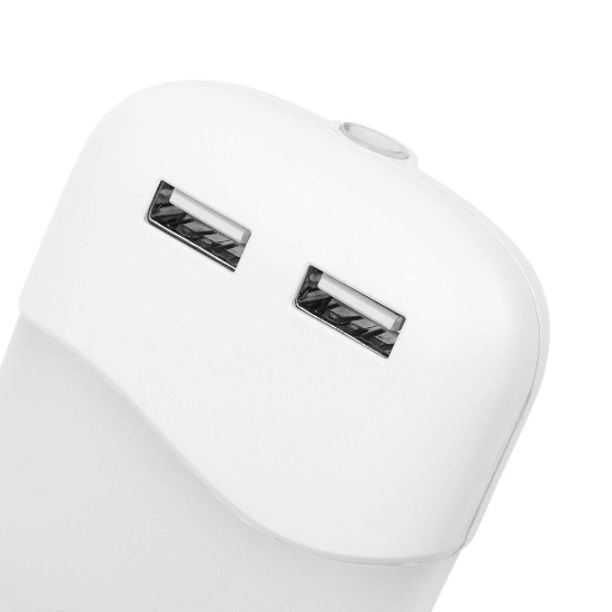 Dispozitiv de iluminat cu led si 2 porturi USB, 0,3W - Smartwares