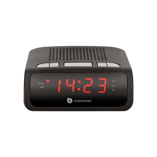 Ceas digital cu radio si alarma duala - Smartwares