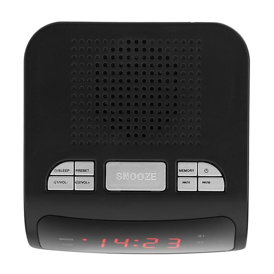 Ceas digital cu radio si alarma duala - Smartwares