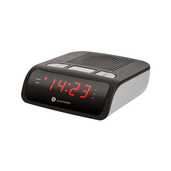 Ceas digital cu radio si alarma duala - Smartwares