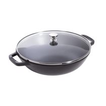 Tigaie wok, fonta, 30cm, Black - Staub