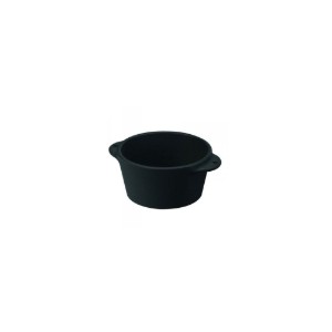 Bol fonta souffle/sos, 8 cm, Negru - LAVA