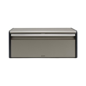 Cutie pentru paine, inox, 46,5 x 25 cm, "Fall Front", Platinum - Brabantia