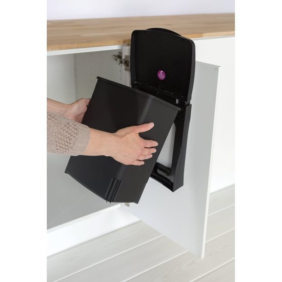 Cos de gunoi Built-in, plastic, 10 L, Negru - Brabantia