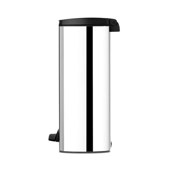 Cos de gunoi Silent Bin, cu pedala, 25 L, Brilliant Steel - Brabantia