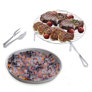 Set 3 piese barbeque BBQ 500, 40 cm - Alfa