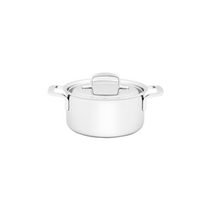 Cratita inox, cu capac, 16cm/1,5L, "5-Plus" - Demeyere