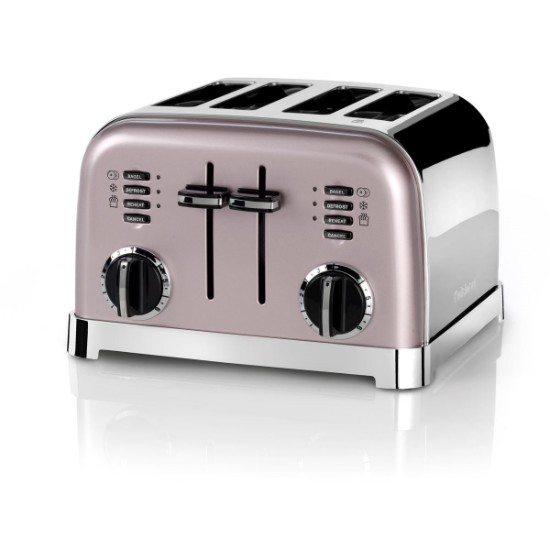 Prajitor de paine 4 sloturi, 1800W, Rose - Cuisinart