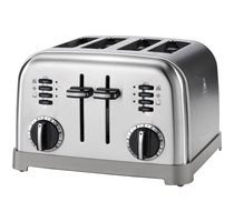 Prajitor de paine 4 sloturi, 1800W, Silver - Cuisinart