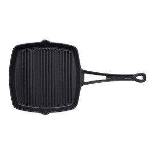 Tigaie grill patrata, fonta, 26 x 26 cm - LAVA