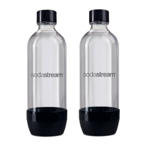 Set 2 sticle carbonatare, plastic, 1 L, Negru - SodaStream