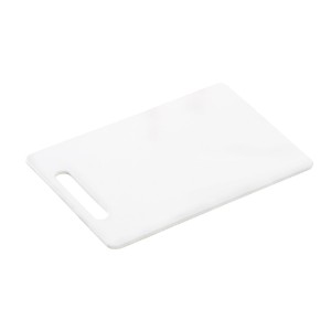 Tocator plastic, 29 x 19,5 cm, grosime 0,5 cm, Alb - Kesper