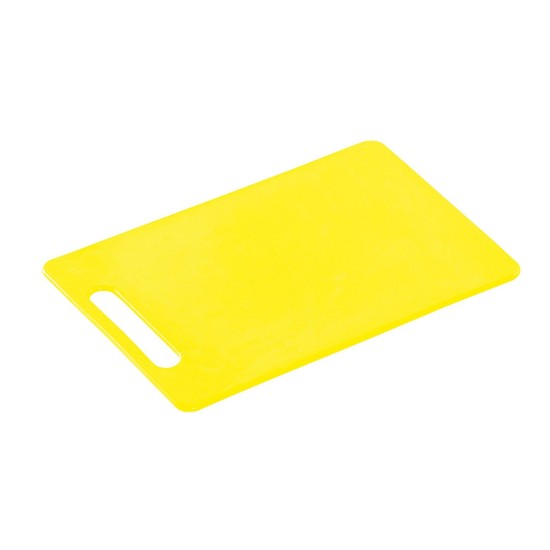 Tocator plastic, 29 x 19,5 cm, grosime 0,5 cm, Galben - Kesper