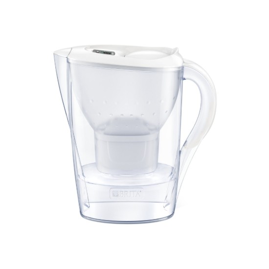 Set cana filtranta BRITA Marella 2,4 L Maxtra+ (white) cu 2 filtre si sticla termos