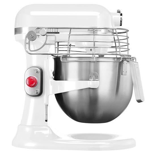 Mixer cu bol 6.9L, Professional, White - KitchenAid