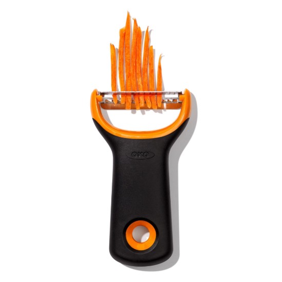 Decojitor Julienne, inox, Portocaliu, "Good Grips" - OXO