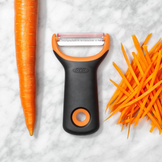 Decojitor Julienne, inox, Portocaliu, "Good Grips" - OXO