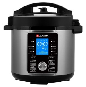 Oala electrica sub presiune, multifunctionala, 2 in 1, 5,6 L, 1500 W - Zokura