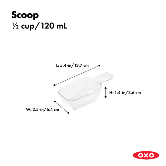 Scafa plastic, 125 ml - OXO