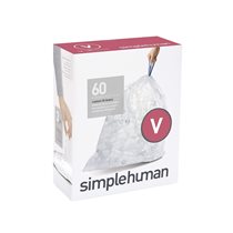 Saci de gunoi cod V, 16-18 L/60 buc., plastic - simplehuman